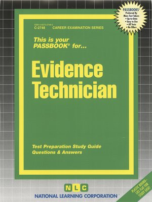 cover image of Evidence Technician